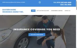 Eastern Shore Insurance Agency website