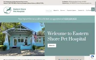 Eastern Shore Pet Hospital website