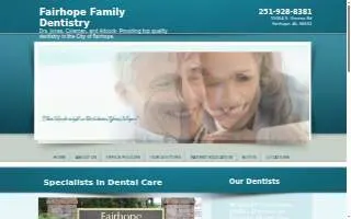 Fairhope Family Dentistry website
