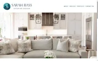 Sarah Bass Interior Design website