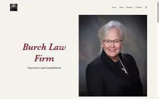 Burch Law Firm LLC website