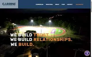 Carbine Construction Co website