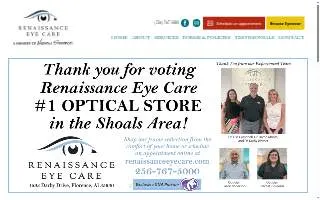 Renaissance Eye Care website