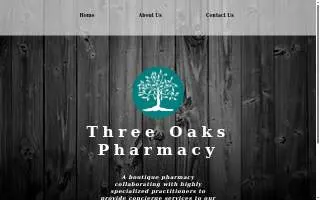 Three Oaks Pharmacy website