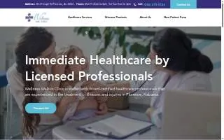 Wellness Walk-in Clinic website