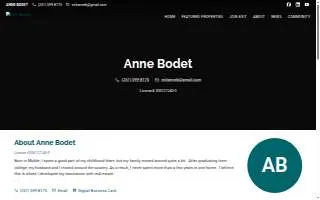 Anne Bodet - EXIT Realty Landmark website