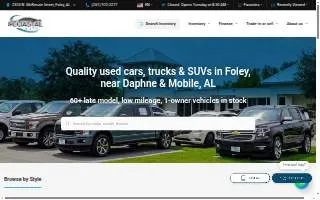 Coastal Auto Group of Foley website