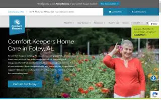 Comfort Keepers of Foley website