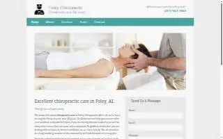 Foley Chiropractic- Dr. Adam H. Anderson, DC website