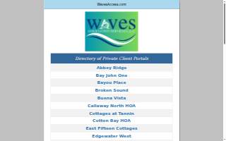 Waves Association Management