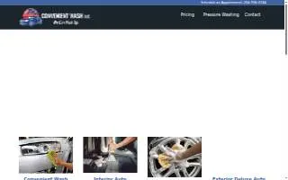 Convenient Wash, LLC website