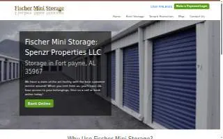 Fischer Mini Storage website