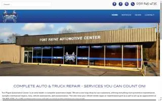 Fort Payne Automotive Center website