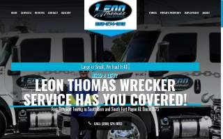 Leon Thomas Wrecker Service LLC of Fort Payne
