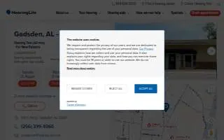 HearingLife of Gadsden AL website