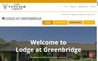 Lodge at Greenbridge website