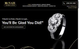 McNair Jewelers website