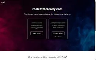 Real Estate Rentals website