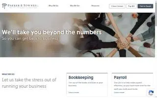 Parker and Townes, P.C. website