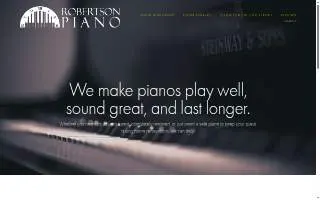 Robertson Piano website