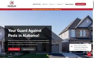 Rogue Pest Solutions - North Jefferson of Gardendale website