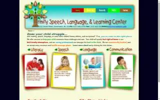 Trinity Speech Language & Learning Center of Gardendale website