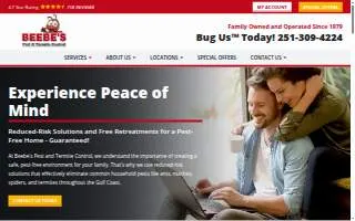 Beebe's Pest & Termite Control Inc website