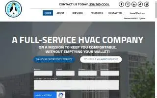 Coastal Alabama Cooling website