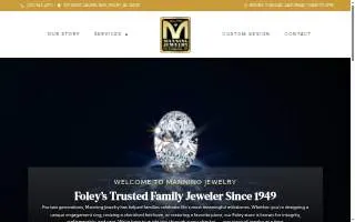 Manning Jewelry website