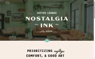 Nostalgia Ink Tattoo website