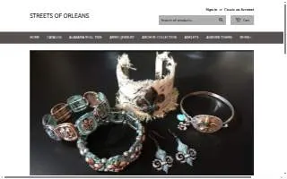 Streets of Orleans Tanning Salon and Gift Shop website