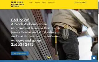 Chief Siding Windows Gutters website
