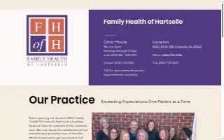 Family Health Of Hartselle website