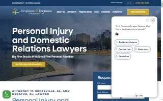 Ferguson & Ferguson Attorneys at Law of Hartselle website