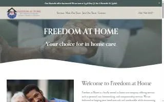 Freedom At Home, LLC website