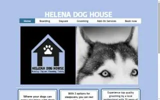 Helena Dog House website