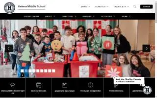 Helena Middle School website