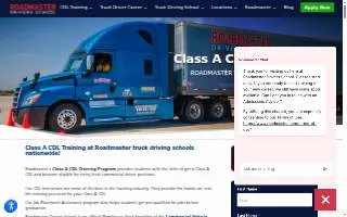 Roadmaster Drivers School of Birmingham website