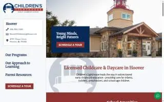 Children's Lighthouse of Hoover website