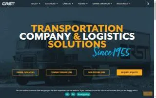 CRST Flatbed Solutions of Hoover website