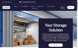 American Mini Storage of Hueytown website