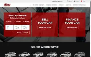 City Auto Sales of Hueytown website