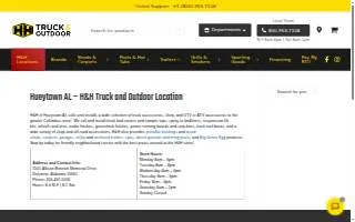 H&H Truck and Outdoor of Hueytown website