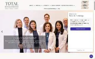 Total Dermatology-McCalla of Hueytown website