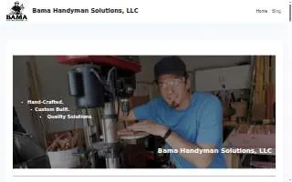Bama Handyman Solutions LLC website