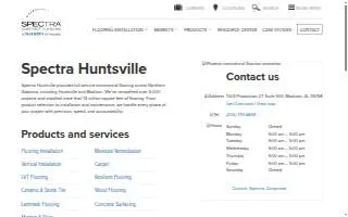 Commercial Flooring Services website