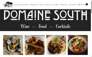 Domaine South website
