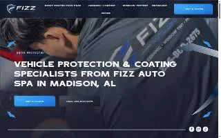 Fizz Auto Spa of Huntsville website