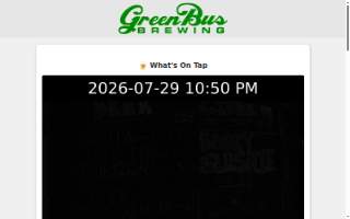 Green Bus Brewing
