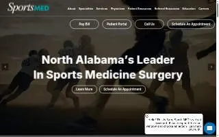 SportsMED of Huntsville website
